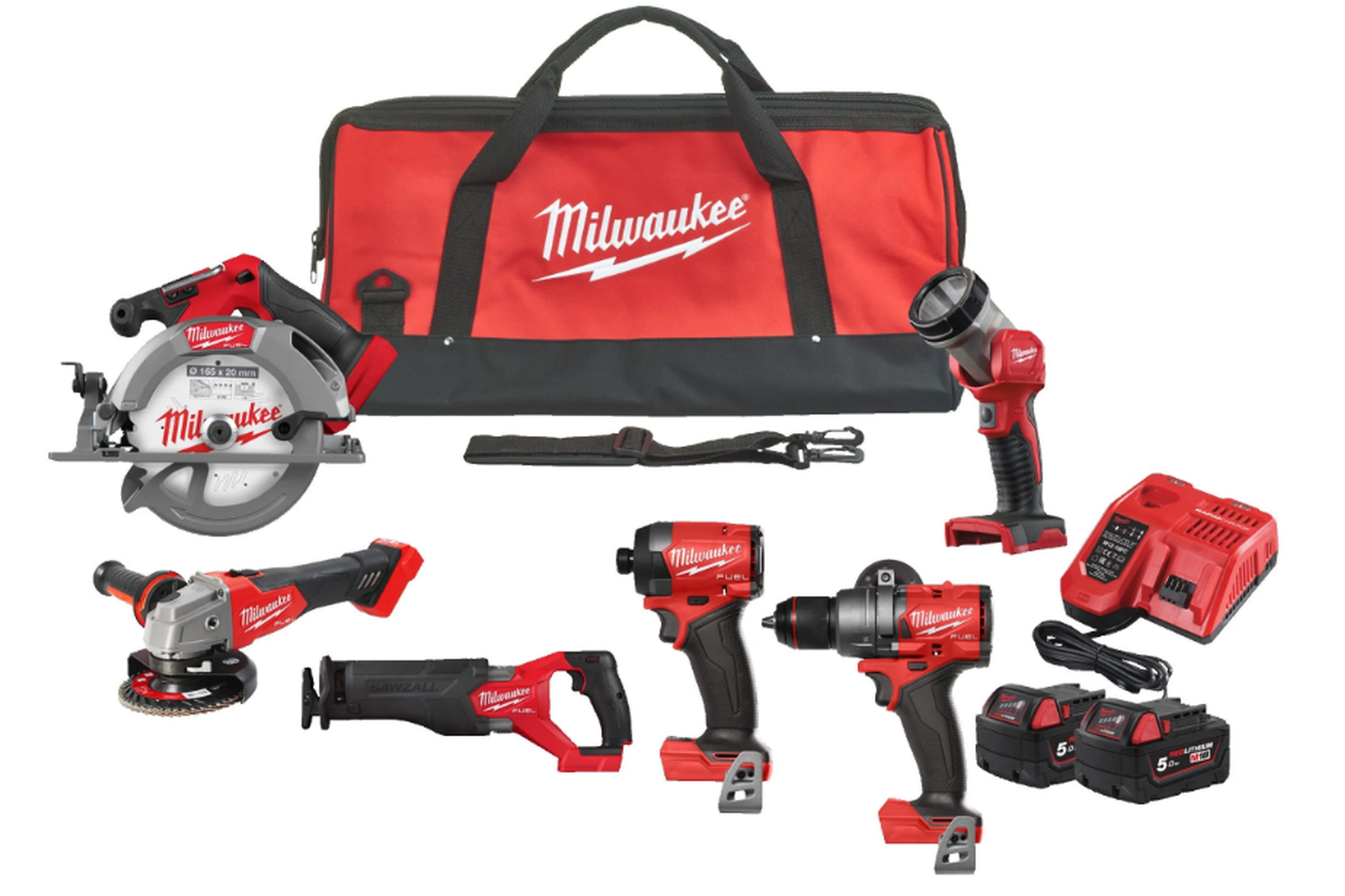 Zestaw elektronarzędzi Milwaukee Power Pack M18 FPP6G3-502B