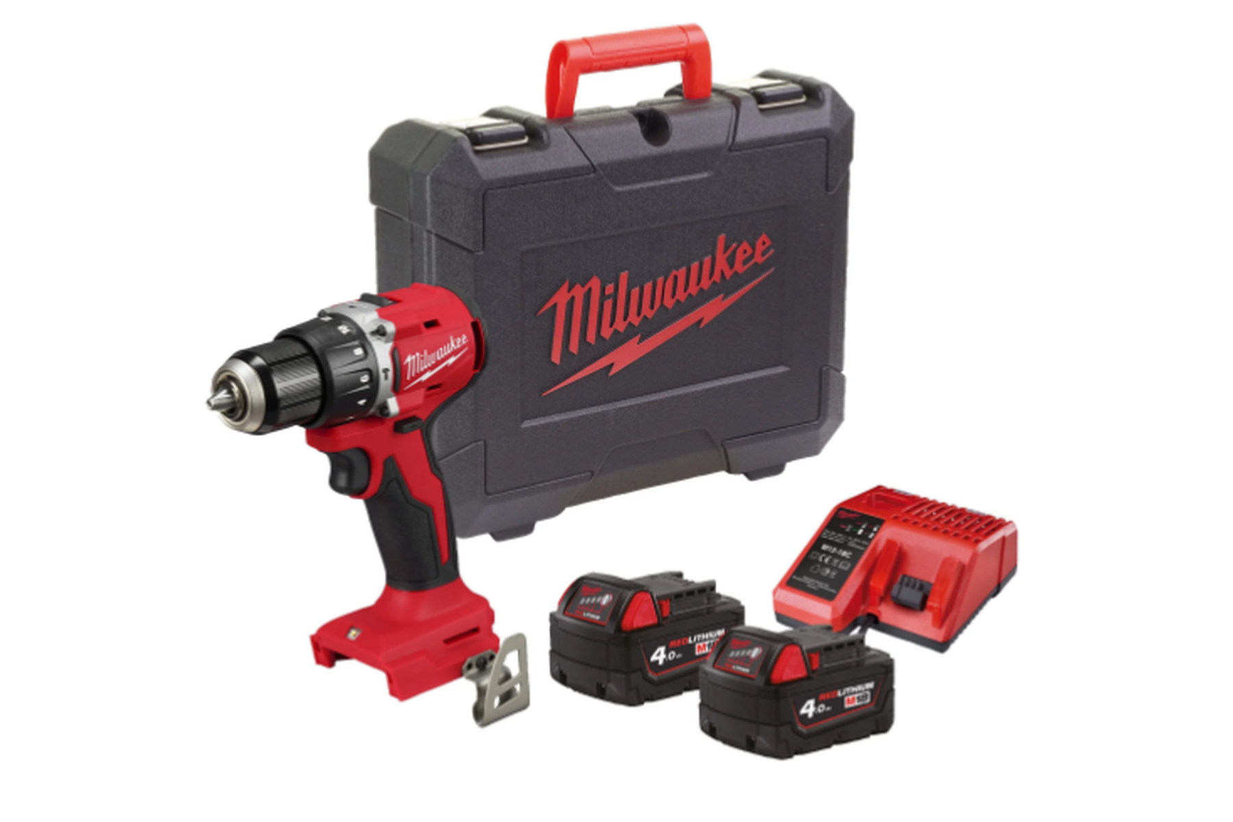 Milwaukee Bezszczotkowa wiertarko-wkrętarka z udarem M18 (zestaw)