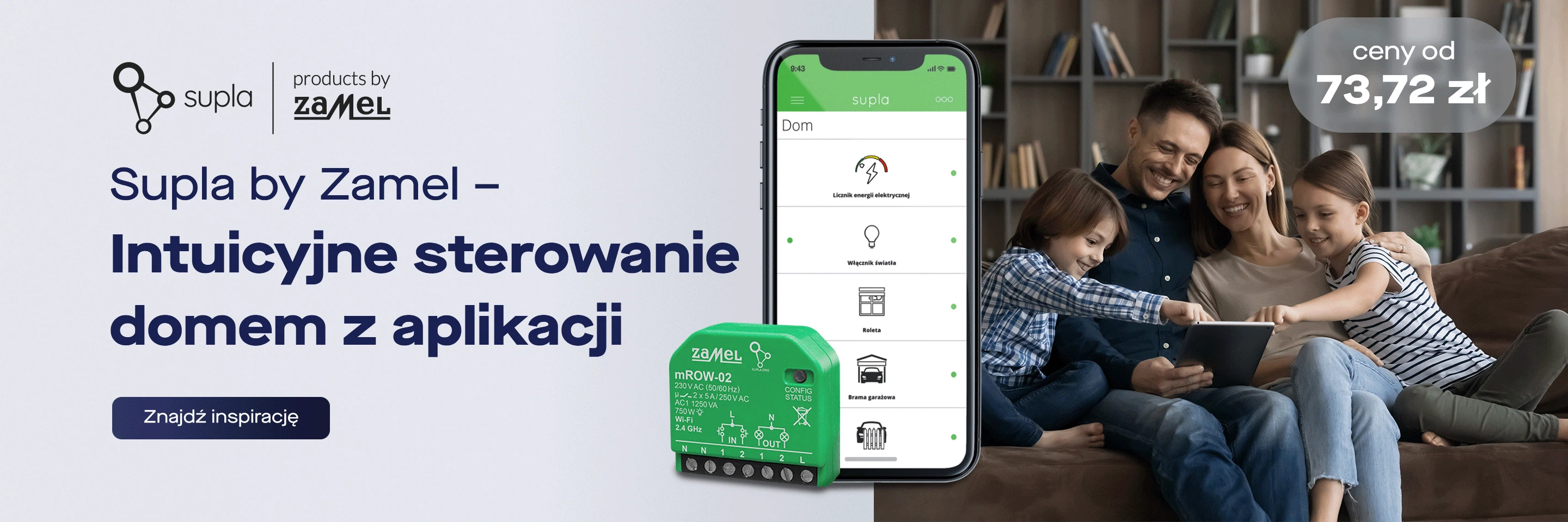 Supla by Zamel - system intuicyjnego sterowania domem z poziomu aplikacji