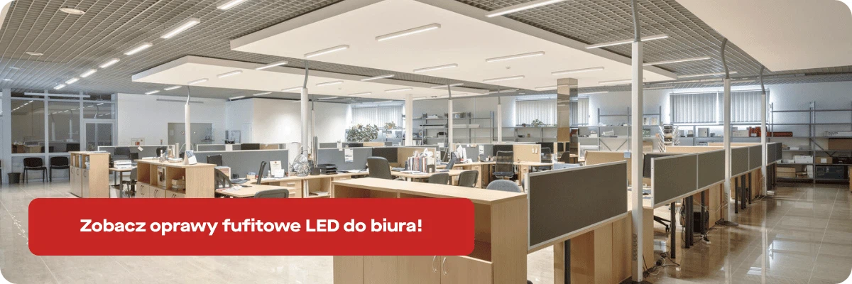 Oprawy sufitowe LED do biura