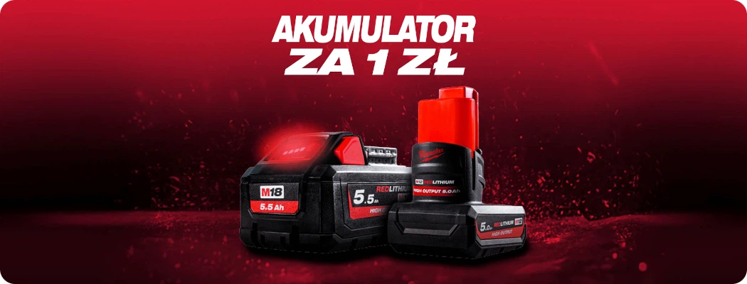 Akumulator za 1zł Promocja Milwaukee
