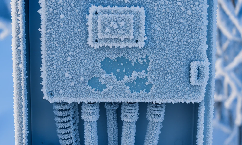 Przewody zasilające w zimie